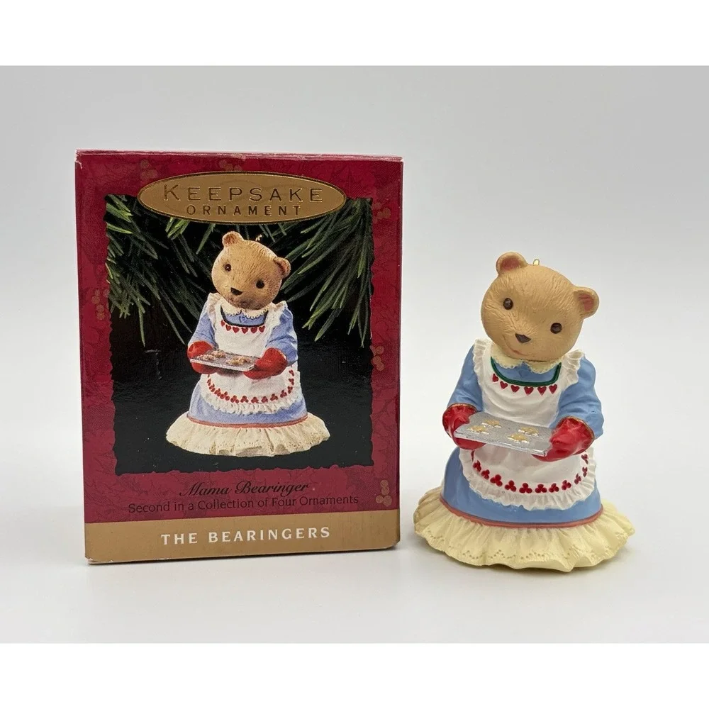 1993 Hallmark Keepsake Ornament Mama Bearinger Bear 2nd The Bearingers Vintage